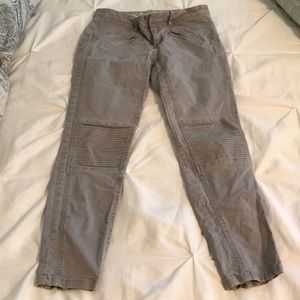 Gap Gray Moto Pants